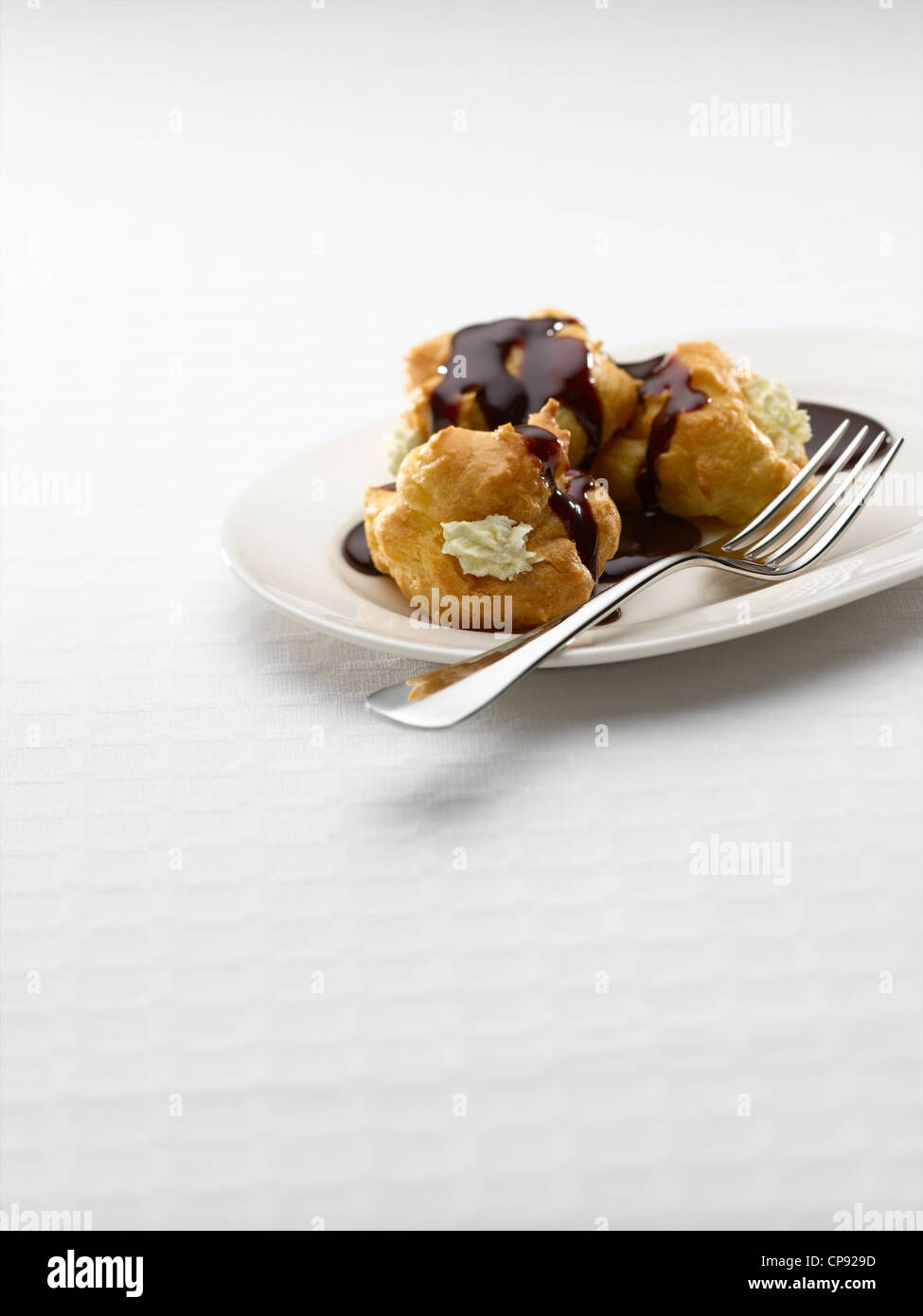 Profiteroles Foto Stock