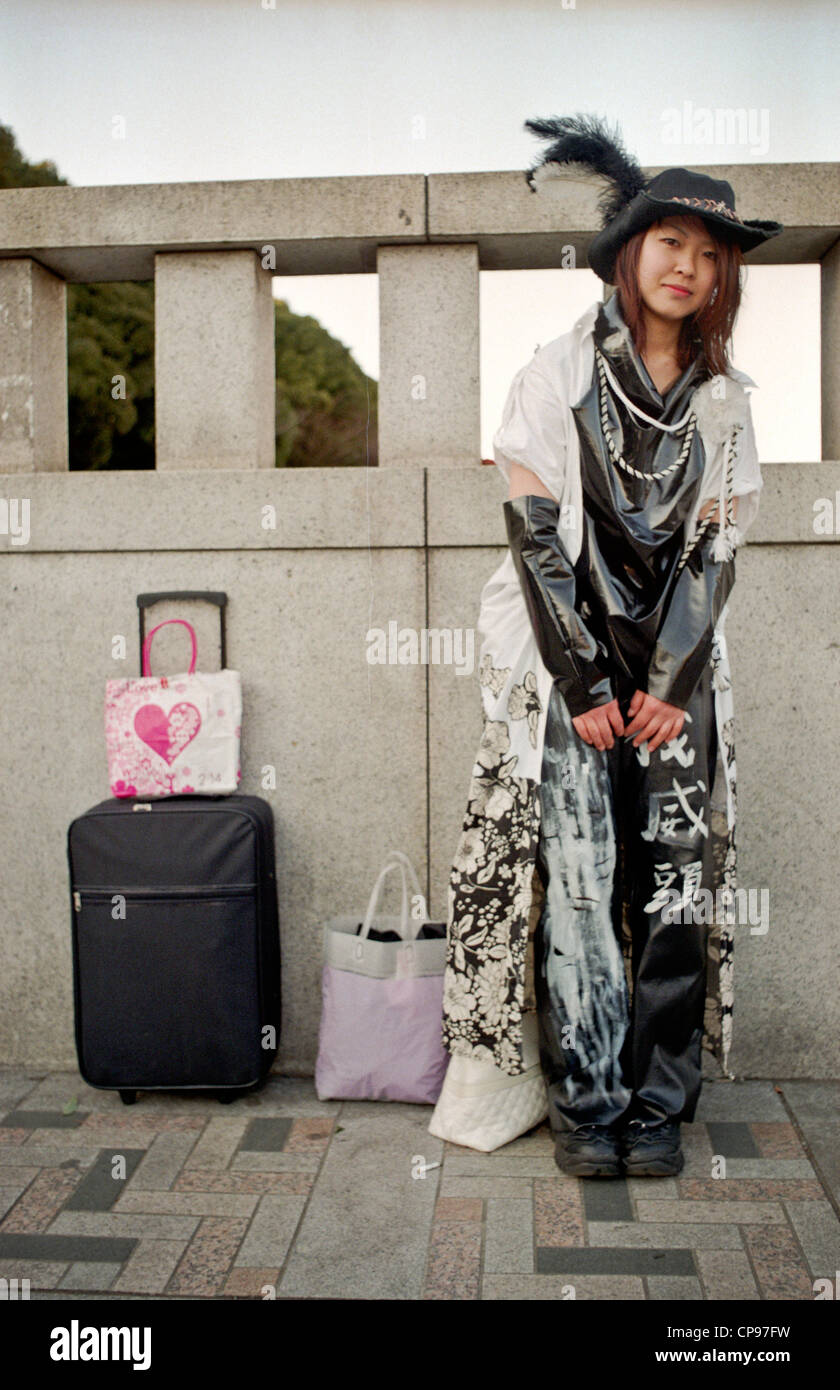 Harajuku girl, Tokyo, Giappone. Foto Stock