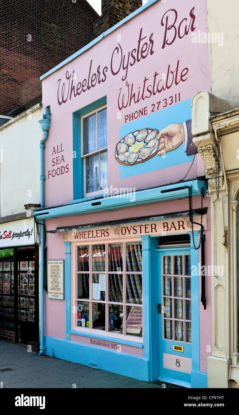 3918. Wheelers Oyster Bar, whitstable kent, Regno Unito Foto Stock