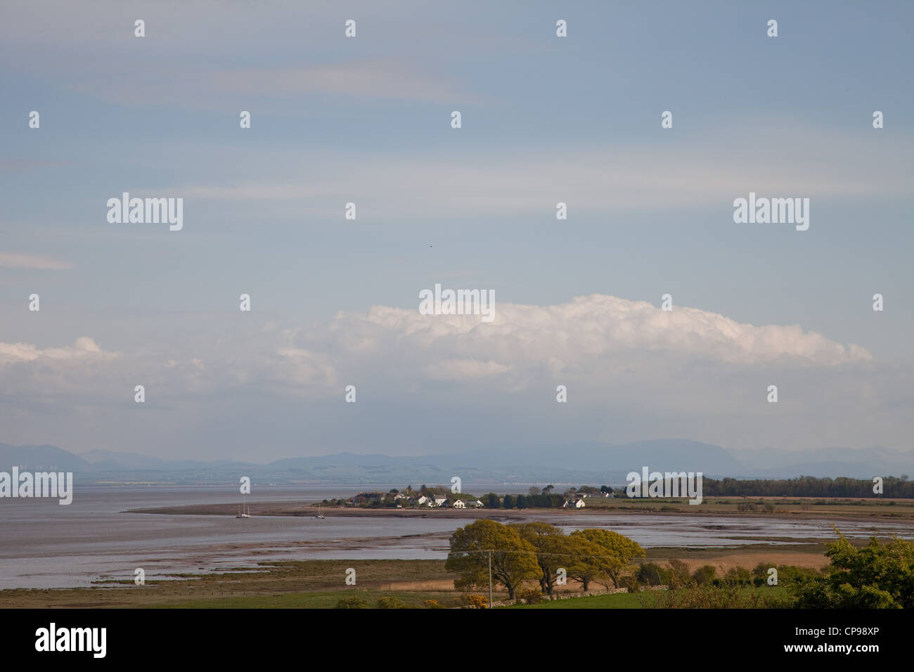 Il Solway Firth su Scotlands costa occidentale Foto Stock