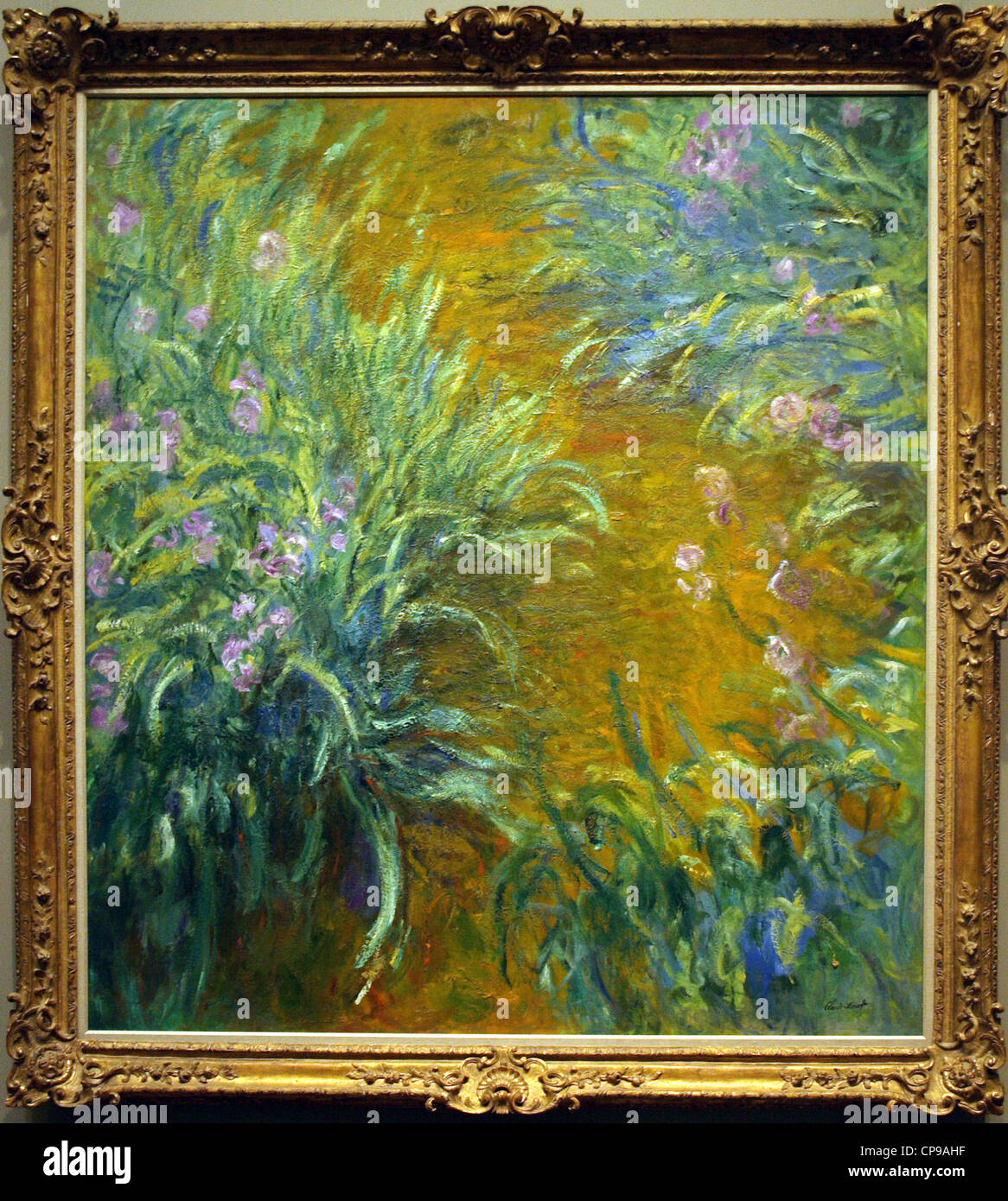 La pittura di Monet nel MET, NY Foto Stock
