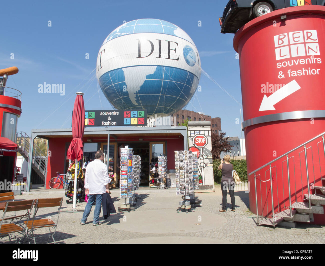 BallonGarten - Berlino con Die Zeit palloncino Foto Stock