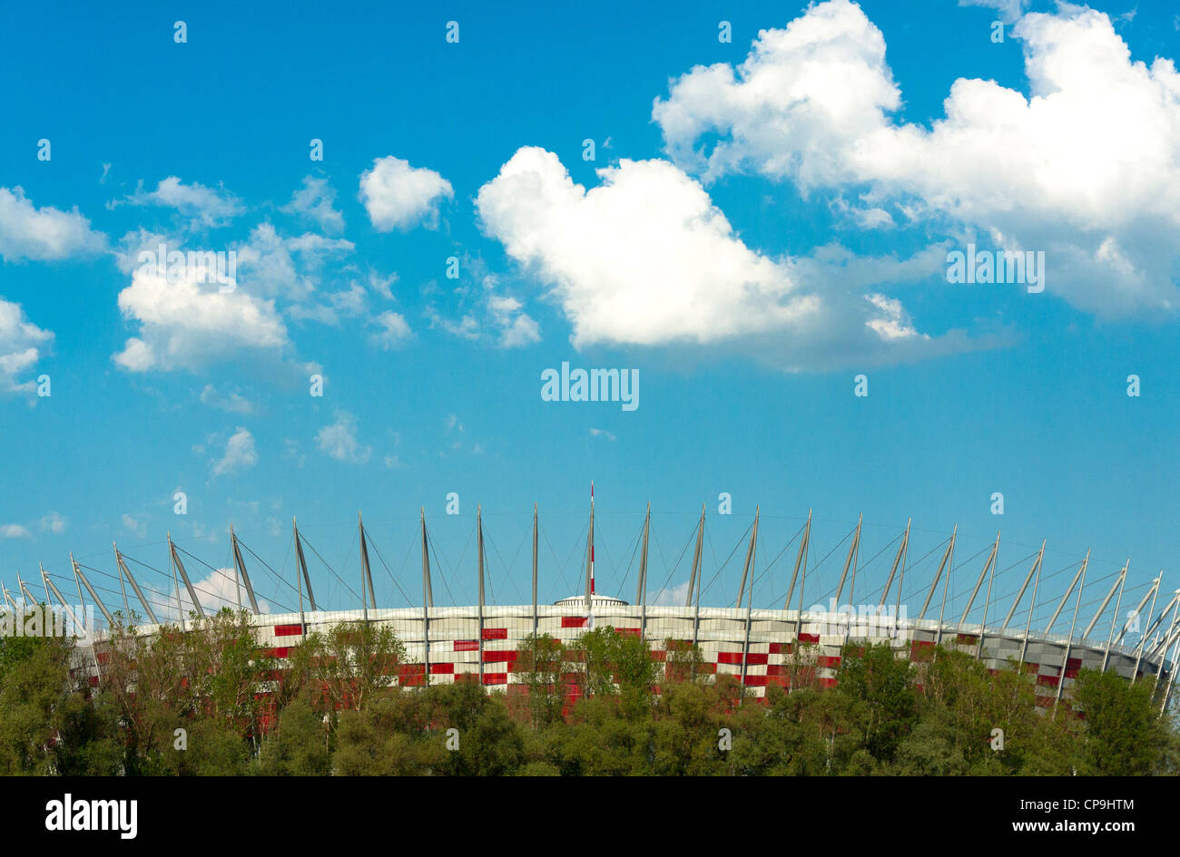 Lo Stadio Nazionale di Varsavia, Polonia Foto Stock