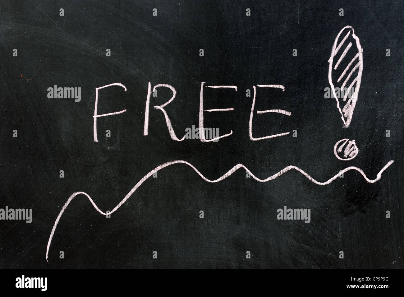 Chalk disegno - gratis Foto Stock