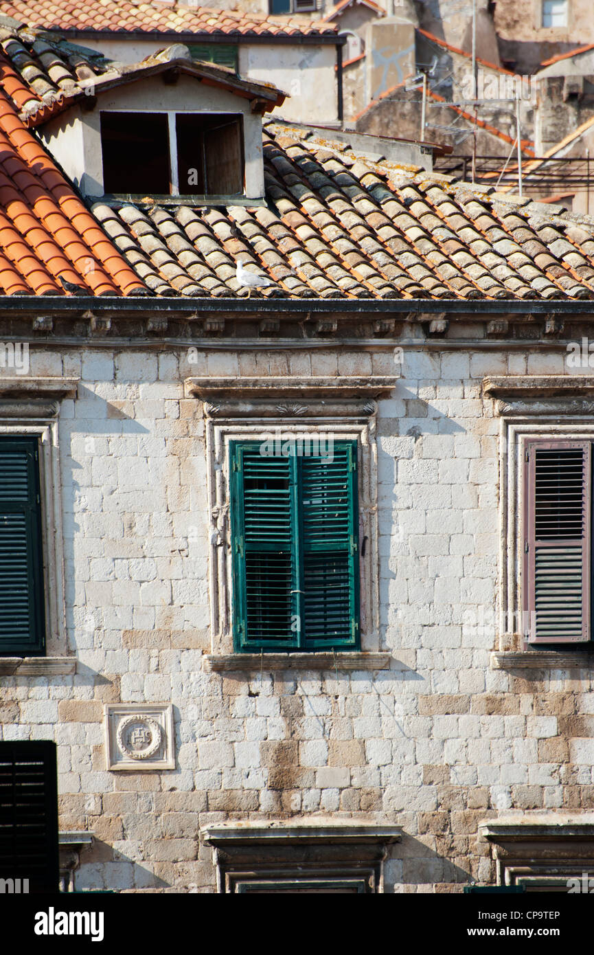 Città Vecchia di Dubrovnik. La Croazia. Foto Stock