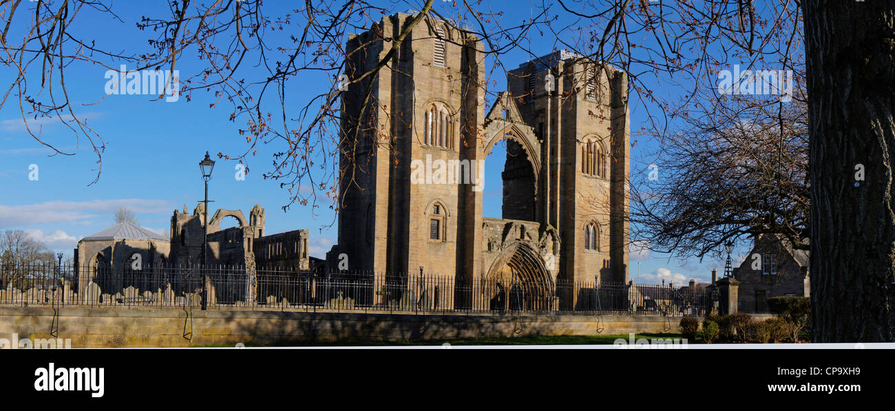 Elgin Cathedral, murene, Aberdeenshire, Scotland, Regno Unito Foto Stock