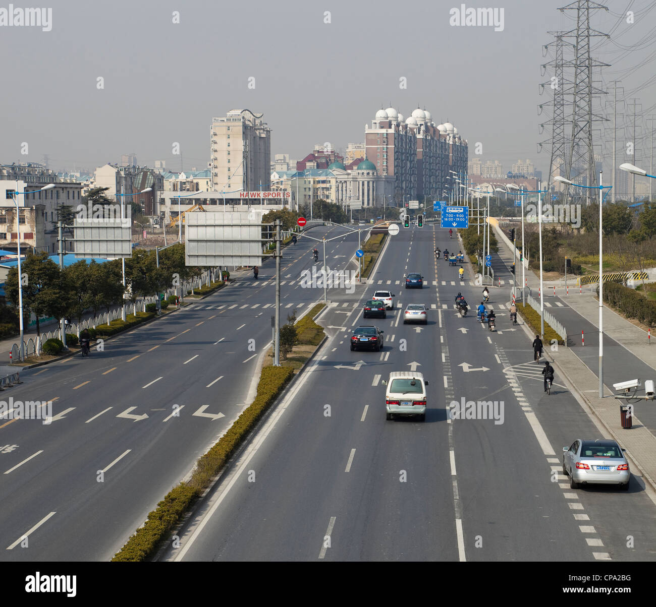 Shanghai: scene di strada Foto Stock