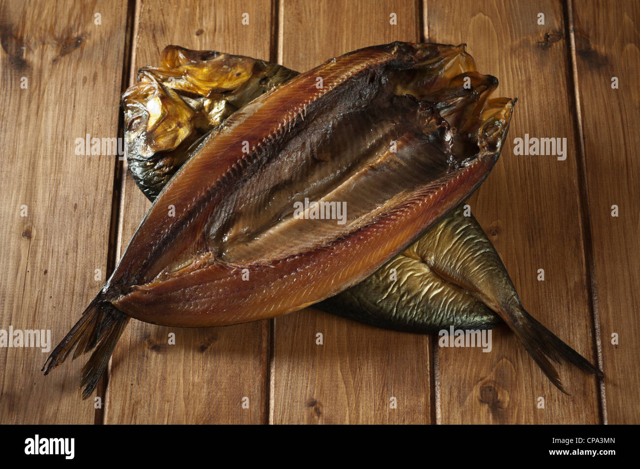 Tutta la tradizionale con salmone affumicato aringhe Foto Stock