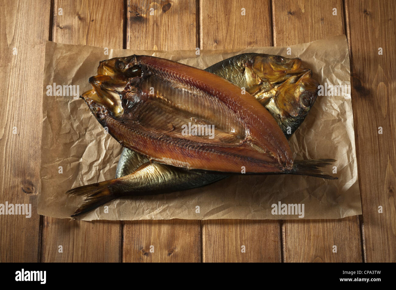 Tutta la tradizionale con salmone affumicato aringhe Foto Stock