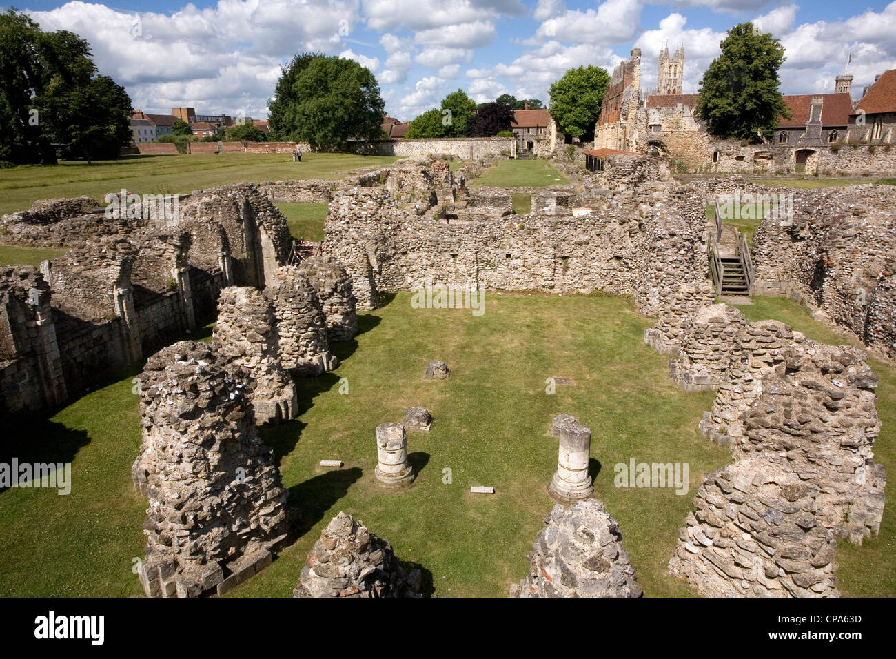 St Augustines, Canterbury, nel Kent, England, Regno Unito Foto Stock