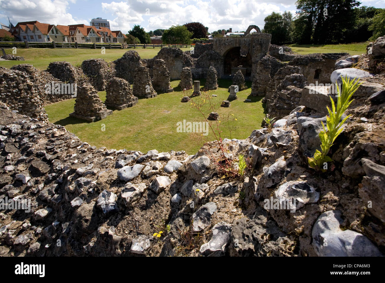 St Augustines, Canterbury, nel Kent, England, Regno Unito Foto Stock