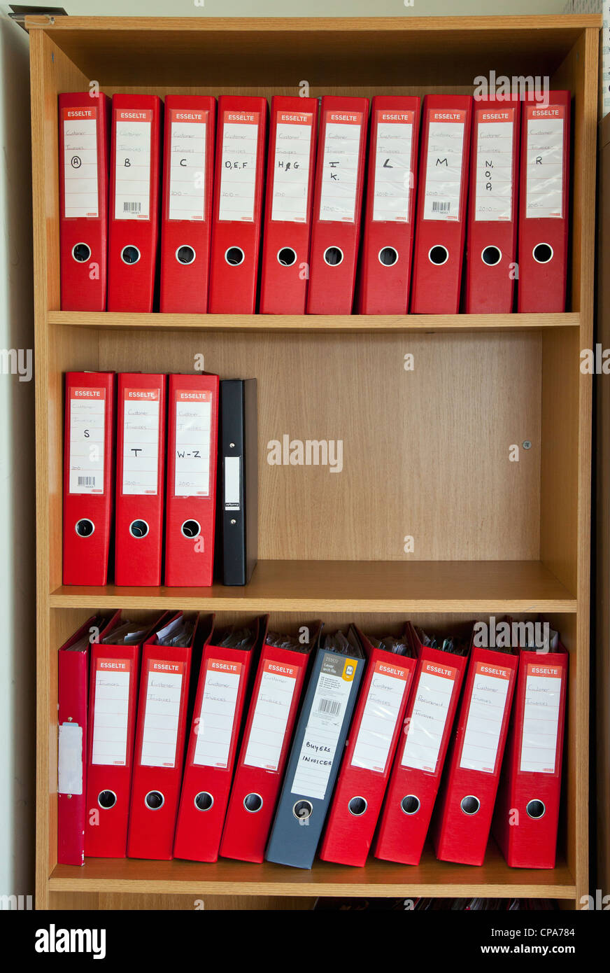 File di Office Foto Stock