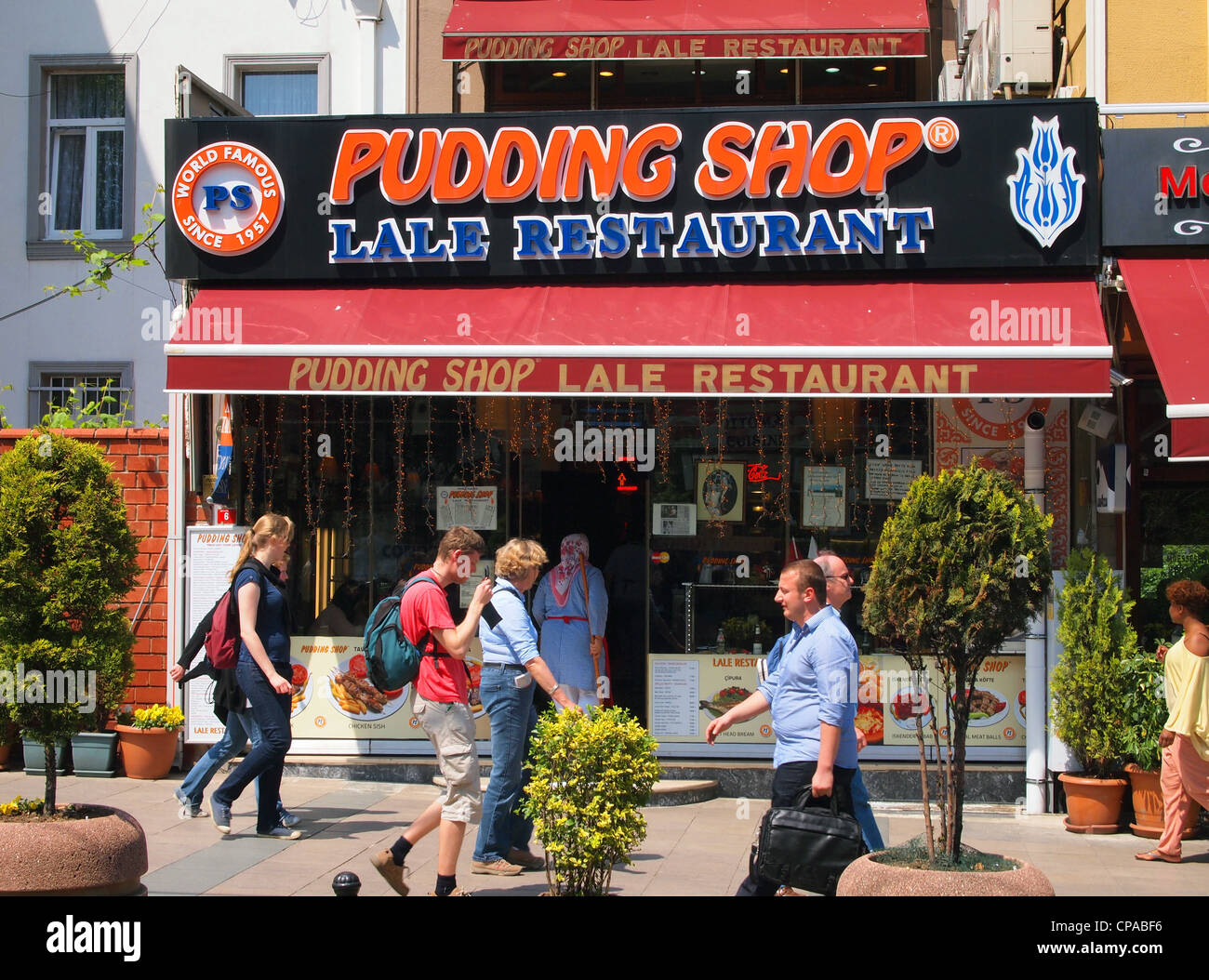 Il famoso pudding Shop, Istanbul, Turchia Foto Stock