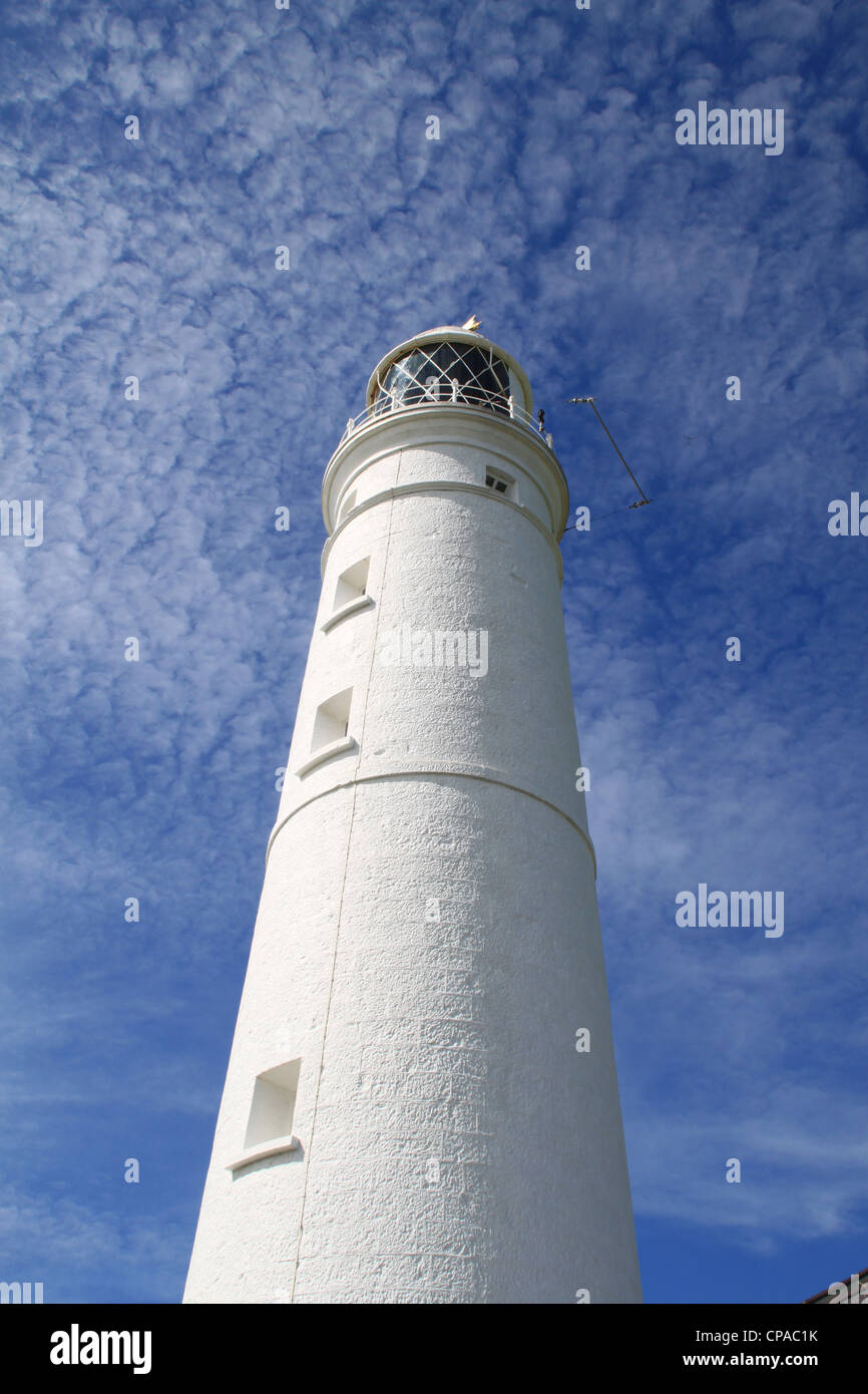 Monaco nash Light house in estate con il cielo blu e nuvole Foto Stock