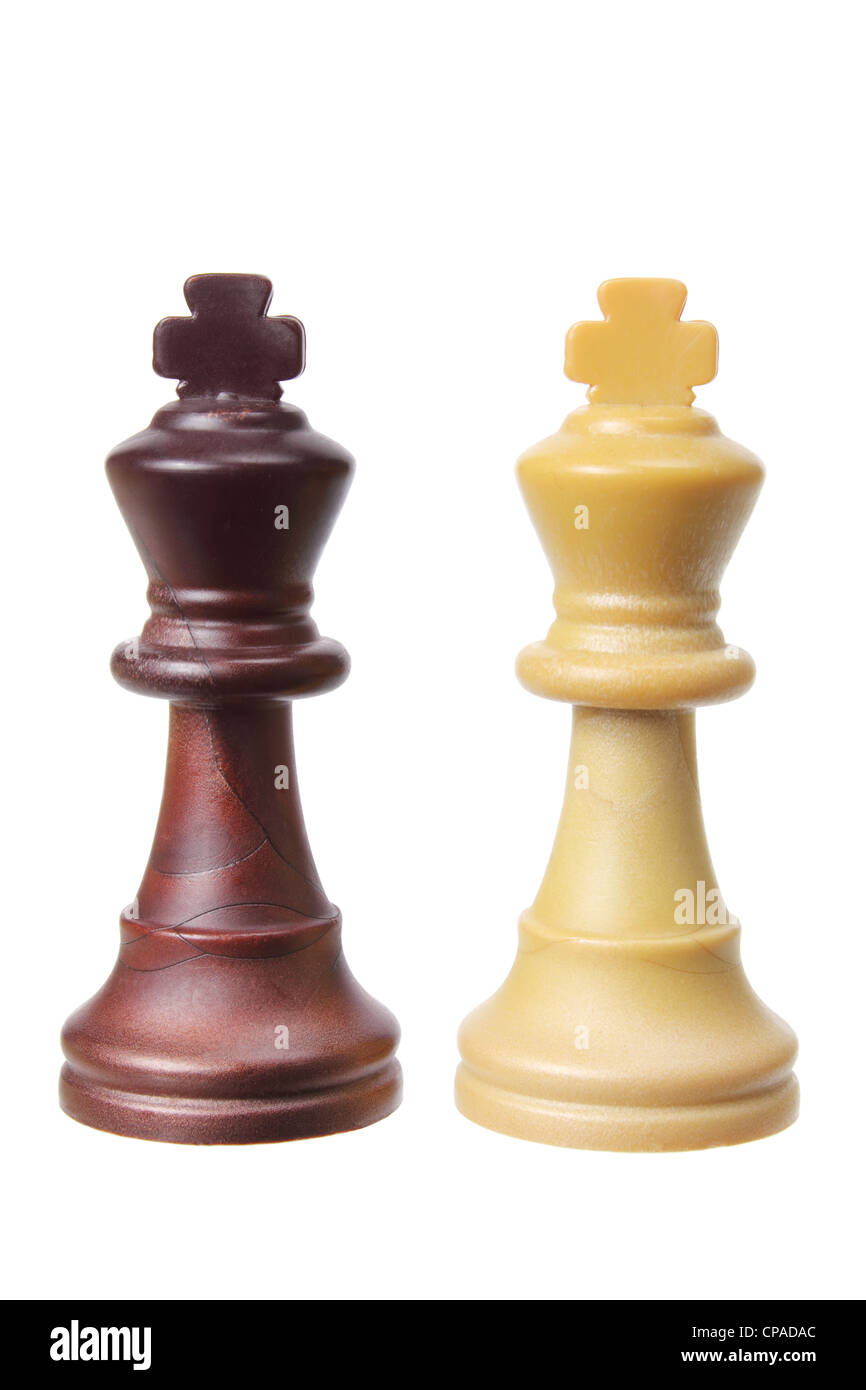Re pezzi di scacchi Foto stock - Alamy