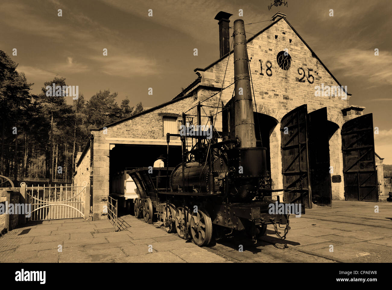 Xix secolo elefante vapore motore costruito per Wallsend Colliery da William Chapman Foto Stock