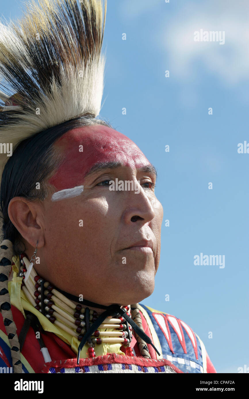 Stati Uniti d'America, Arizona, Scottsdale. Montagna Rossa Eagle powwow tenutosi presso il fiume sale Pima-Maricopa comunità indiana. Foto Stock