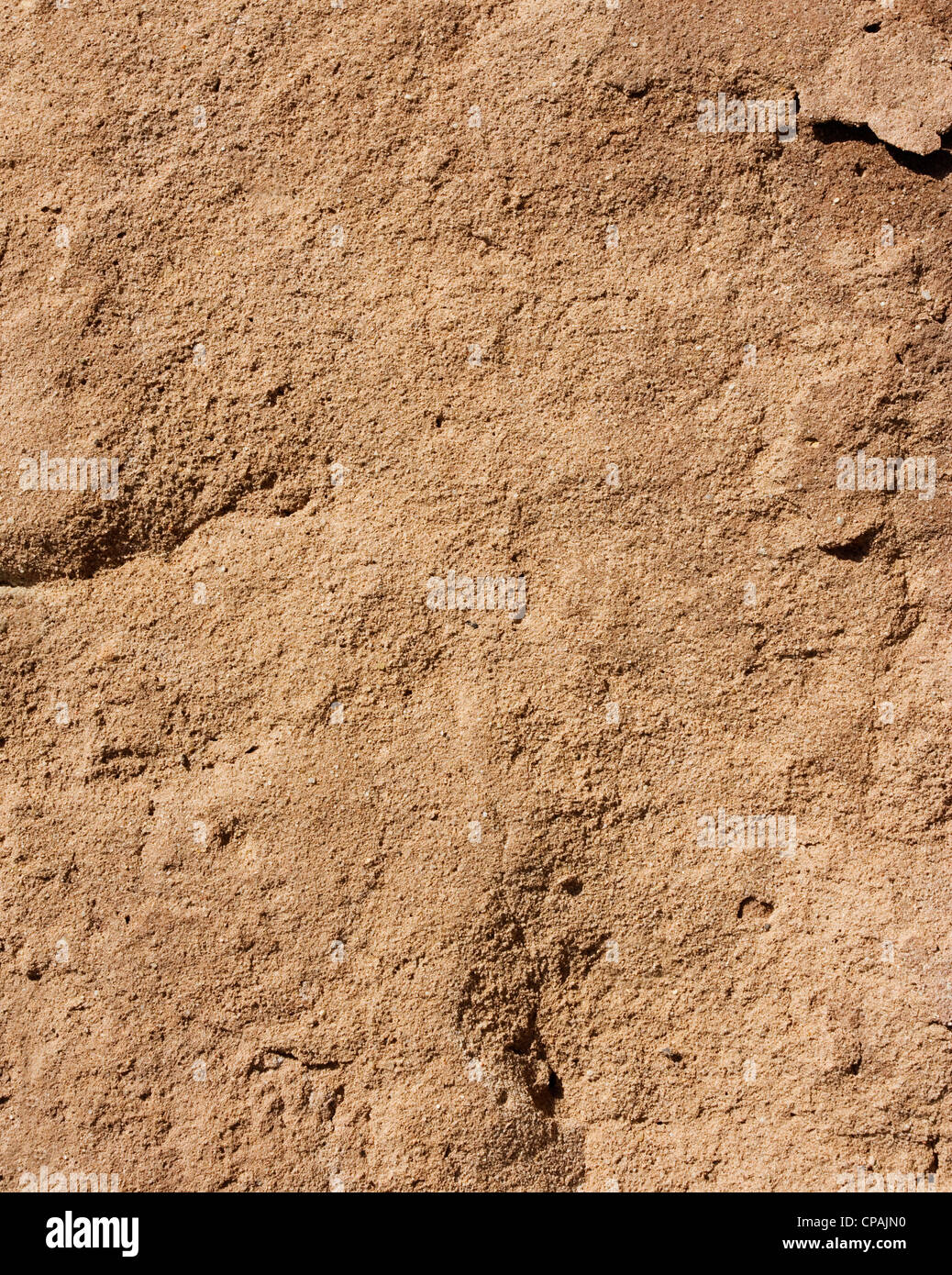 Sabbia antico muro di pietra, grunge background o texture Foto Stock