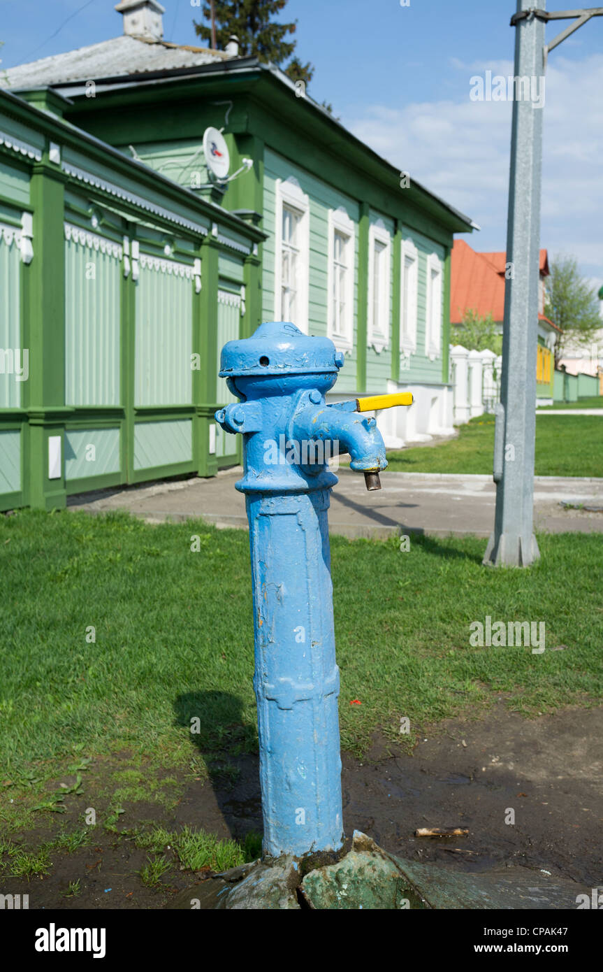 Il russo di colonna d'acqua Foto Stock