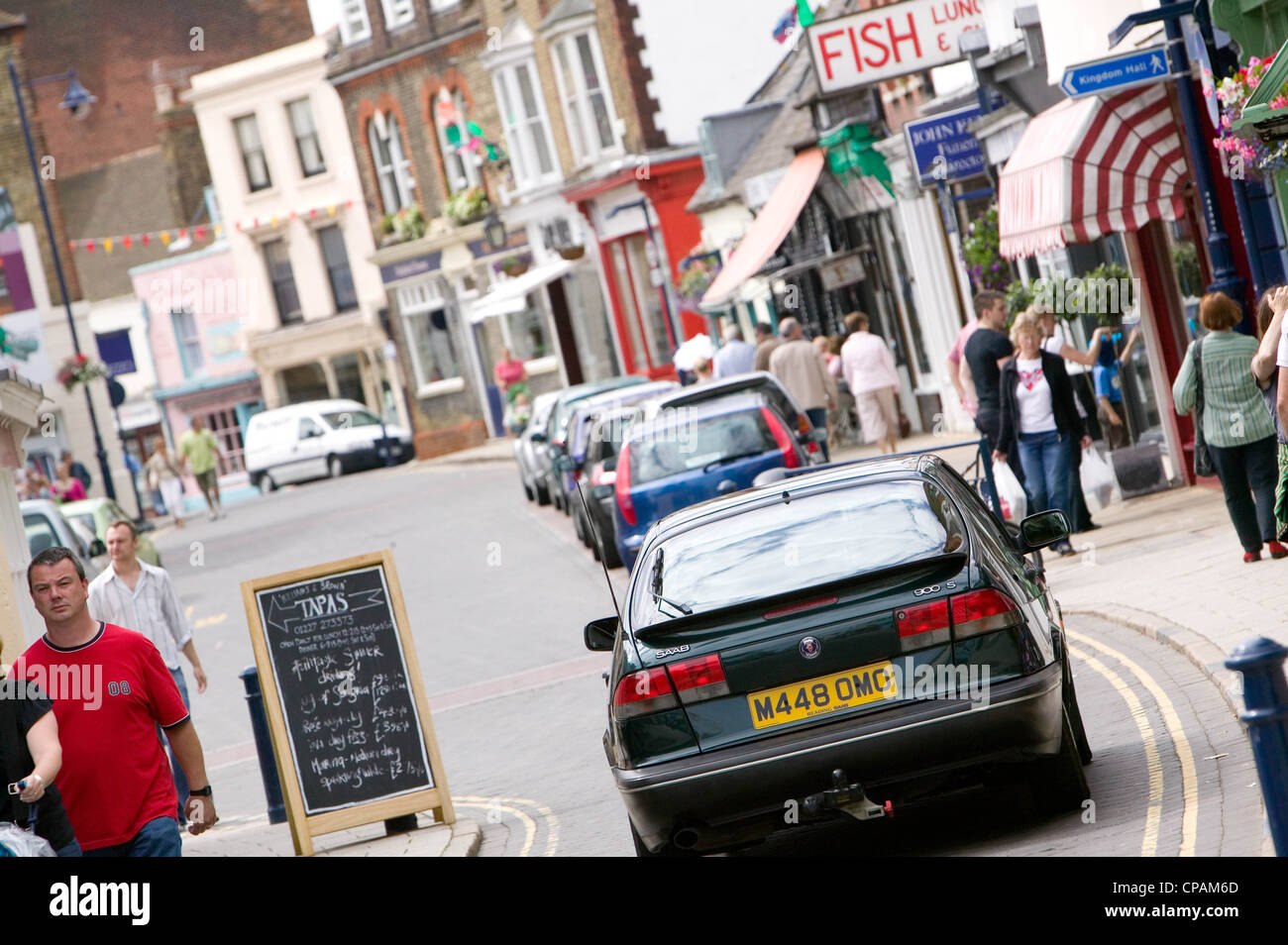 Via Porto, Whistable, Kent, England, Regno Unito Foto Stock