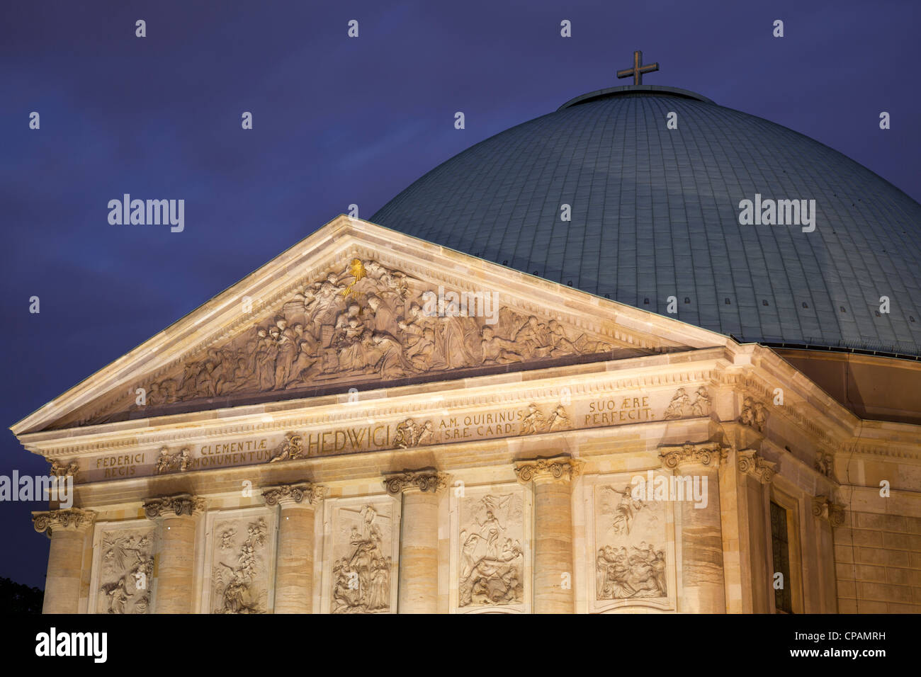 Santa Edvige la cattedrale di Berlino, Germania Foto Stock