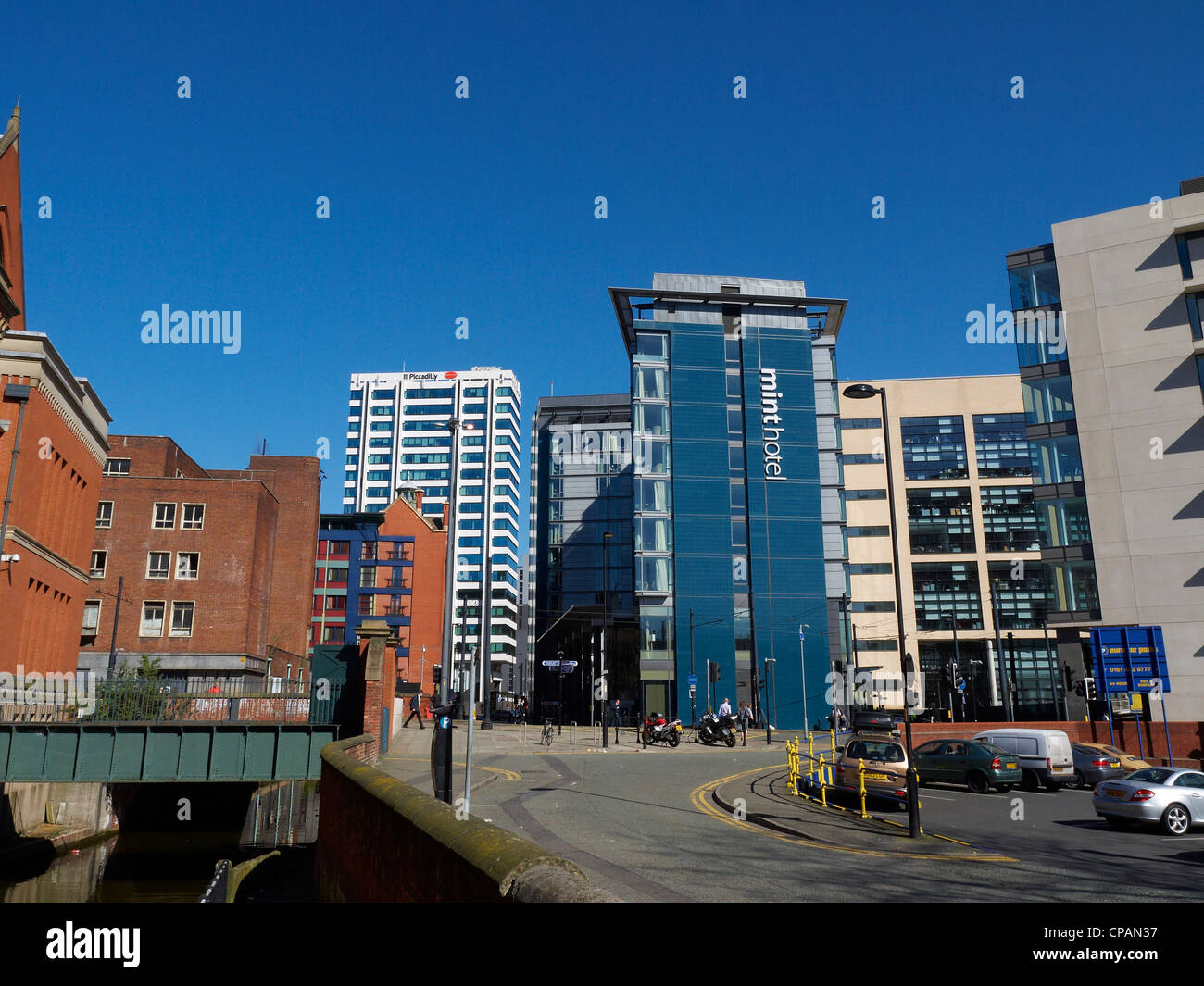 Mint Hotel un luogo di Piccadilly a Manchester REGNO UNITO Foto Stock