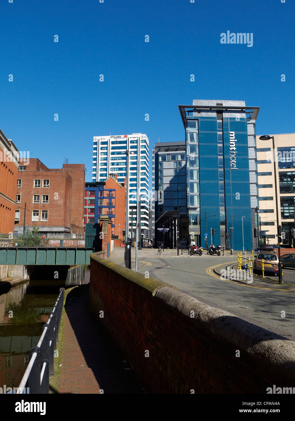 Mint Hotel un luogo di Piccadilly a Manchester REGNO UNITO Foto Stock