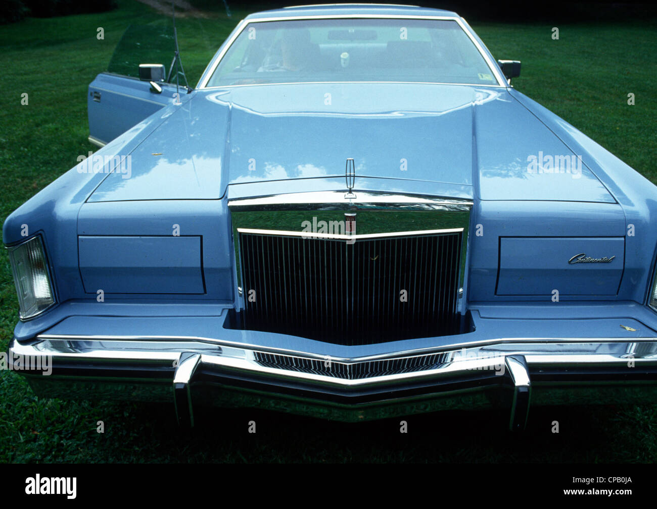 Lincoln Continental Mark V - Fotografia retrò. Prese nel 1981. Foto Stock