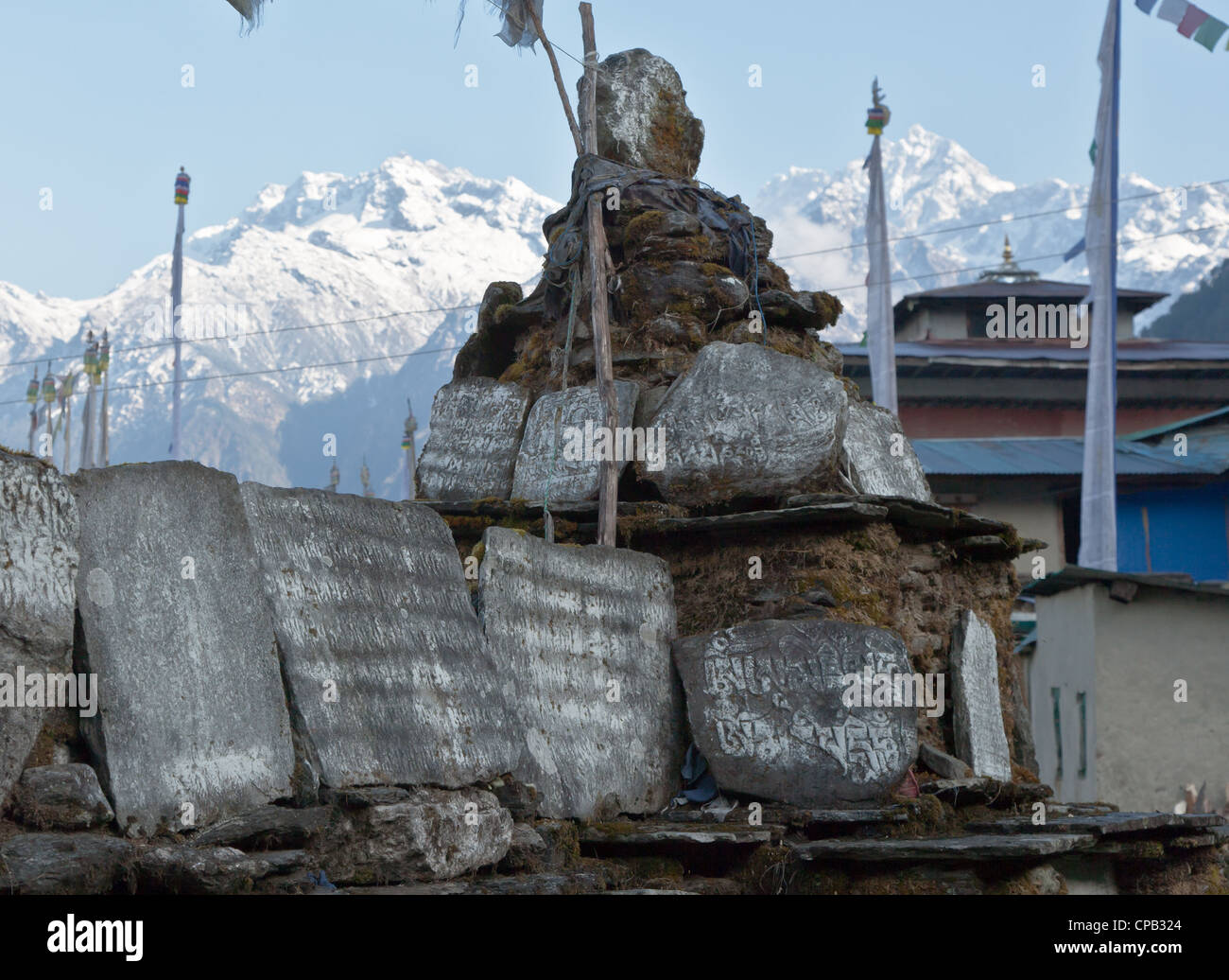 Vecchio stupa Foto Stock