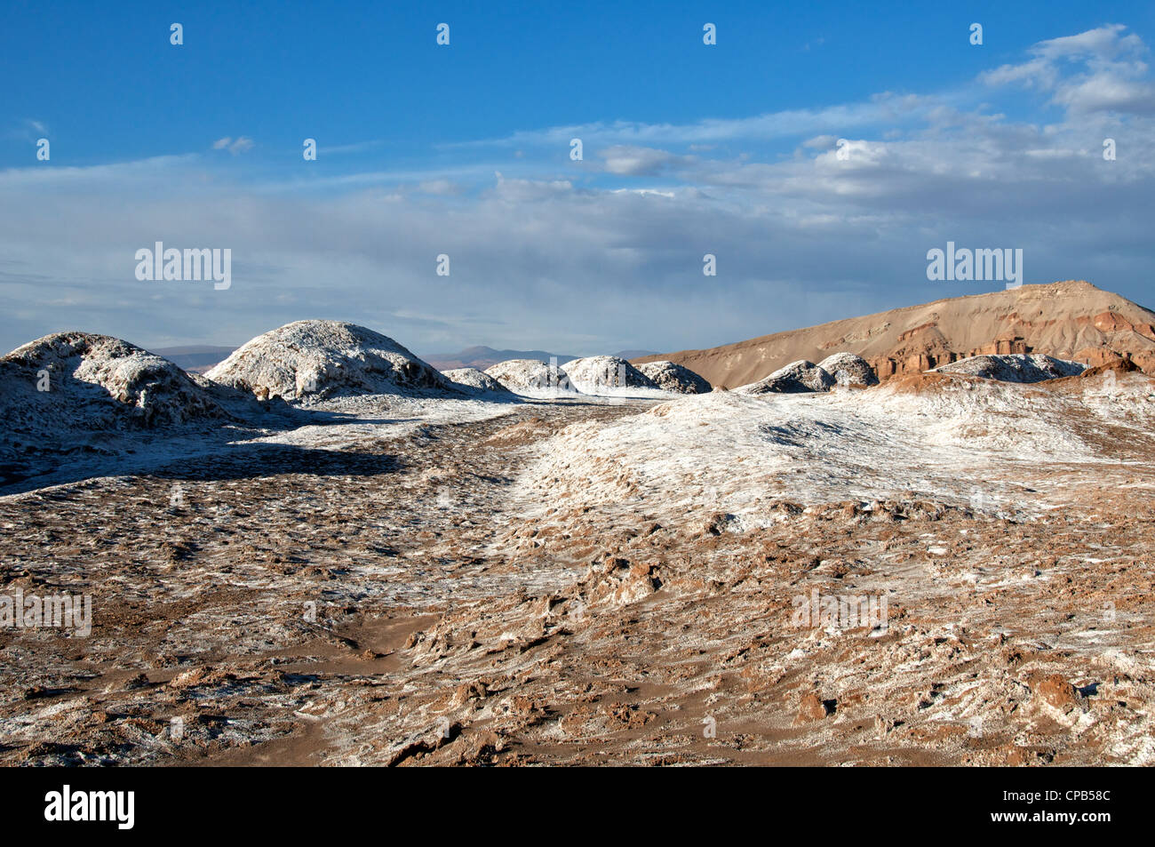 La Valle de Luna de San Pedro de Atacama, Cile Foto Stock