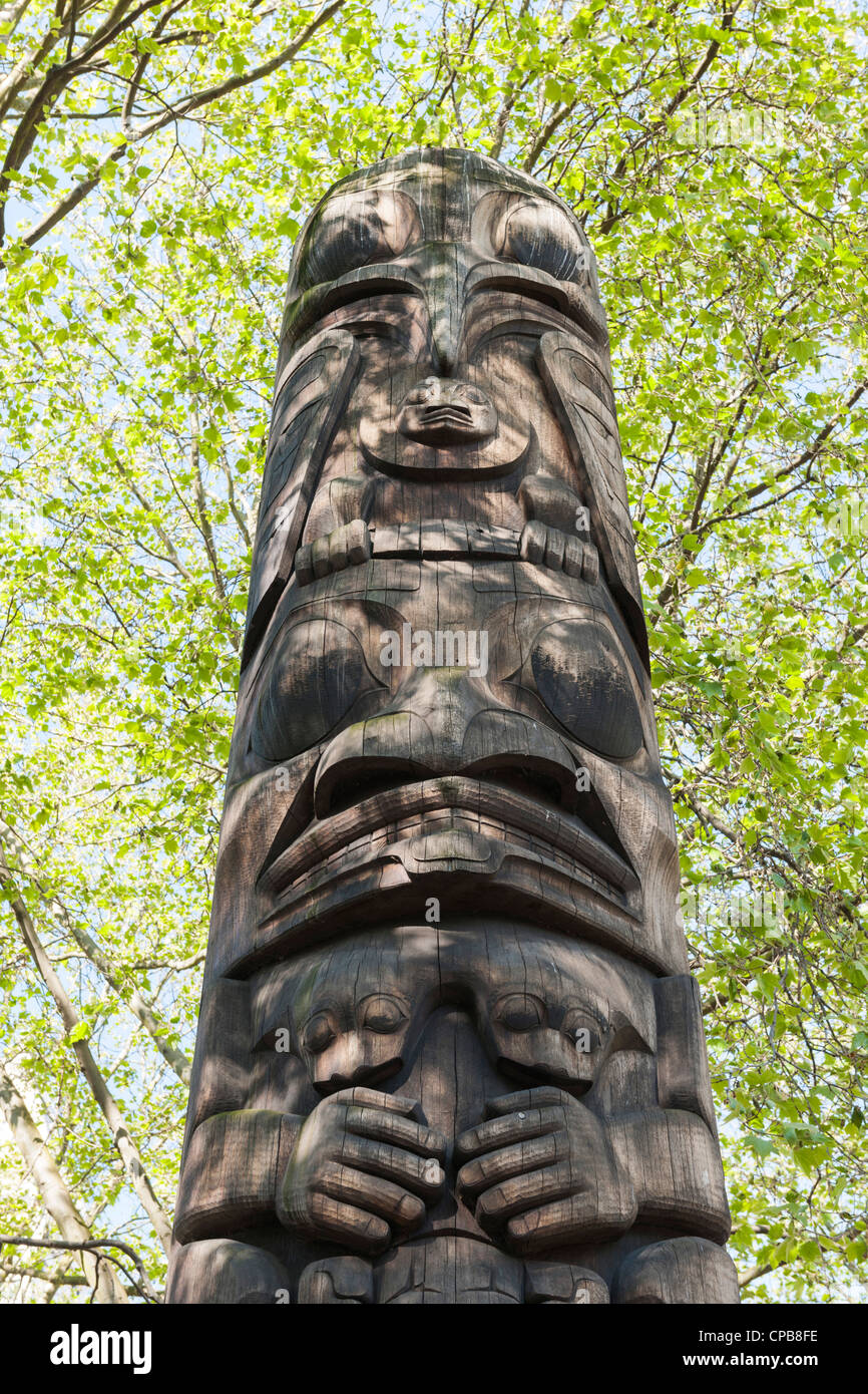 Totem, Seattle Foto Stock