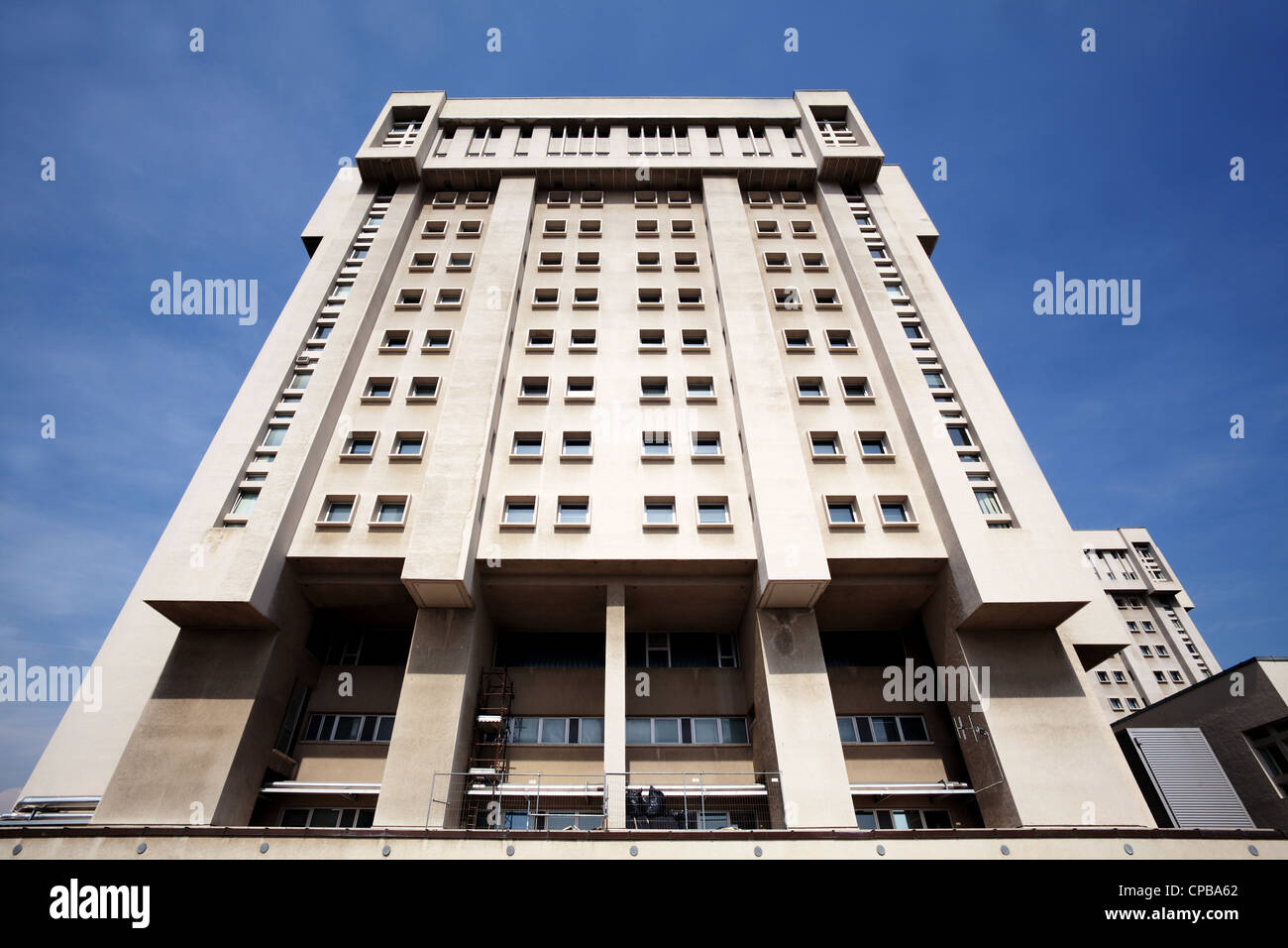 Grande ospedale di Cattinara edificio in Trieste Foto Stock