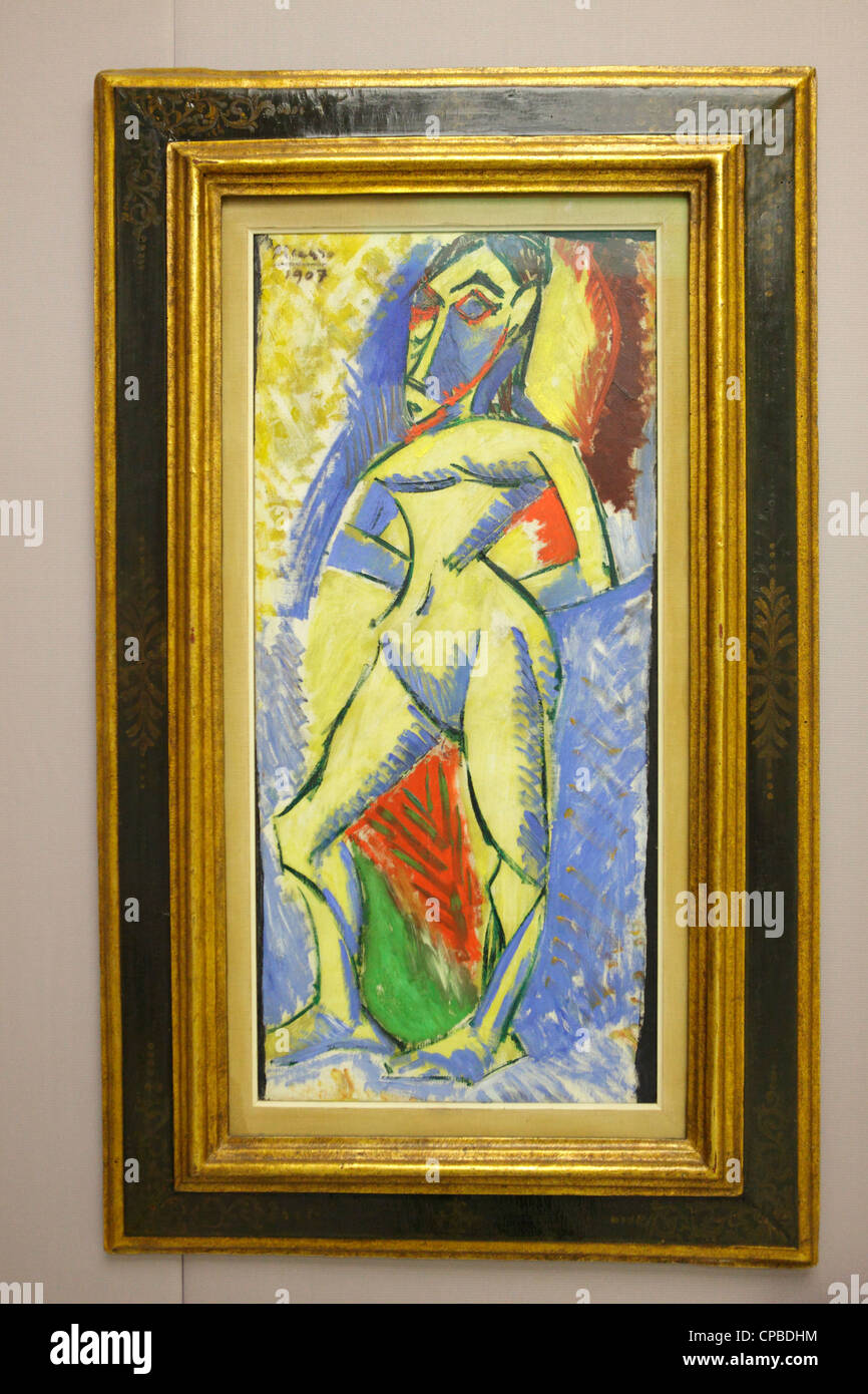 Femme Nue di Pablo Picasso al Museo del Novecento, Milano, Italia Foto Stock