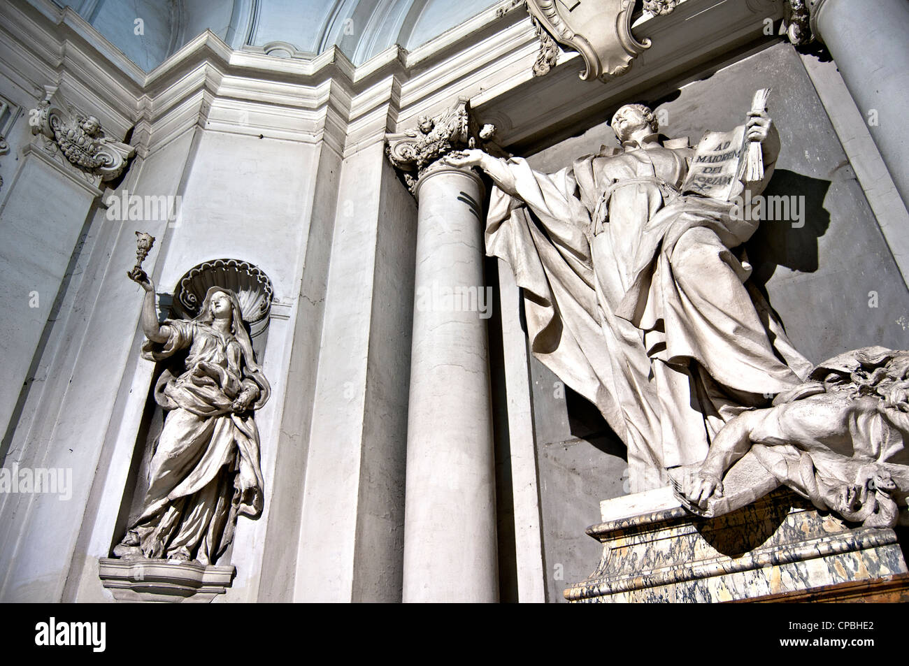 Chiesa Ignazio di Loyola (Ignazio di Loyola) - Roma, Italia Foto Stock