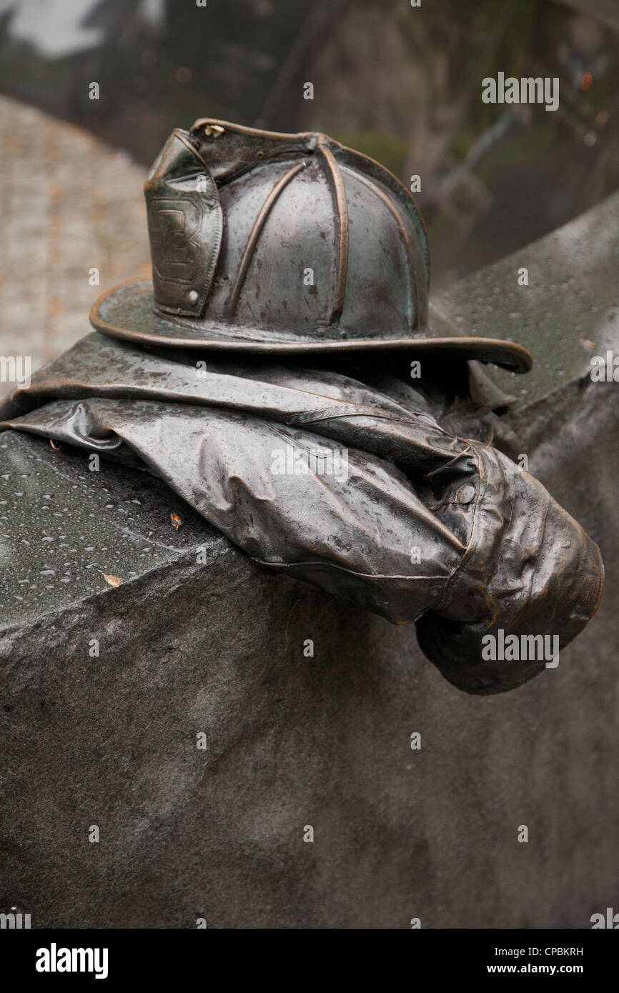 Vendome vigili del fuoco memorial in Boston MA Foto Stock