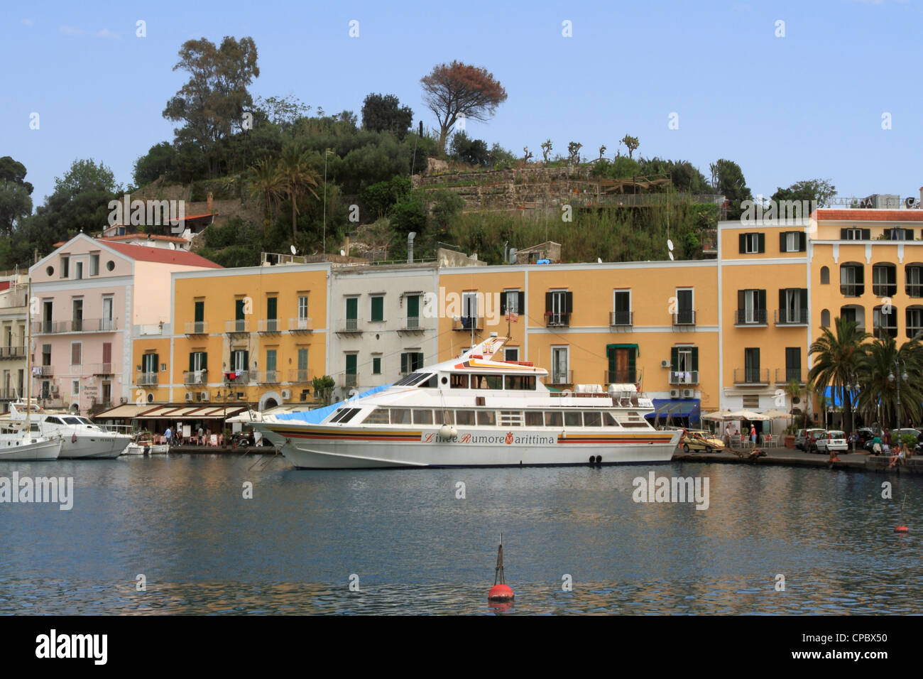 Italia Campania Ischia Porto Foto Stock