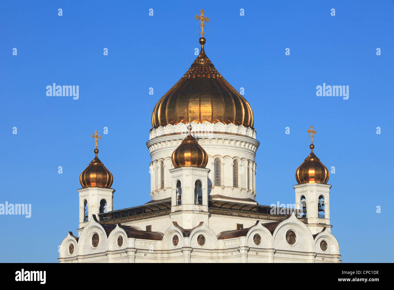 La Cattedrale di Cristo Salvatore (più alto cristiano ortodosso di chiesa nel mondo) a Mosca, Russia Foto Stock