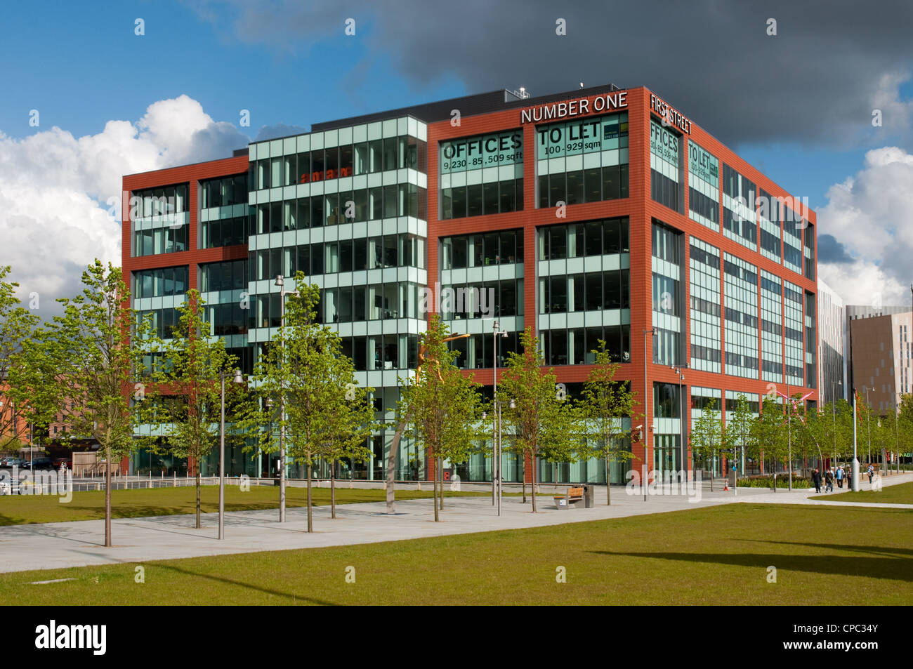 Il numero uno primo Street Manchester. Foto Stock