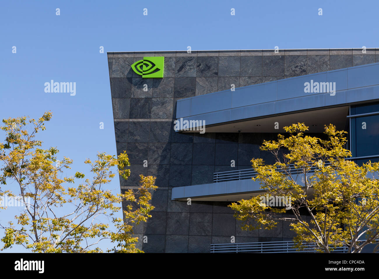 Nvidia headquarters building - Santa Clara in California Foto Stock