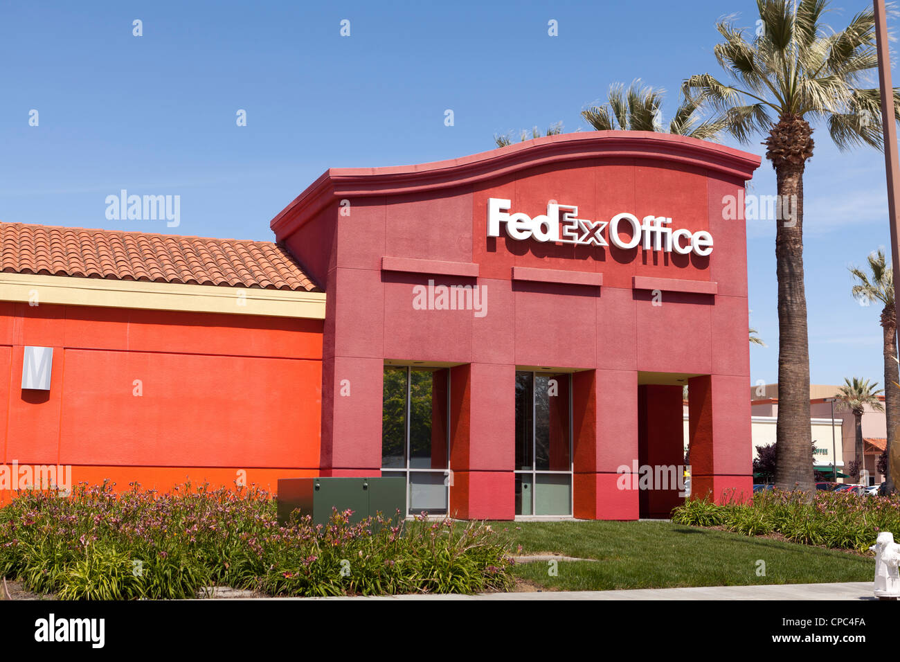 Ufficio FedEx storefront - California USA Foto Stock