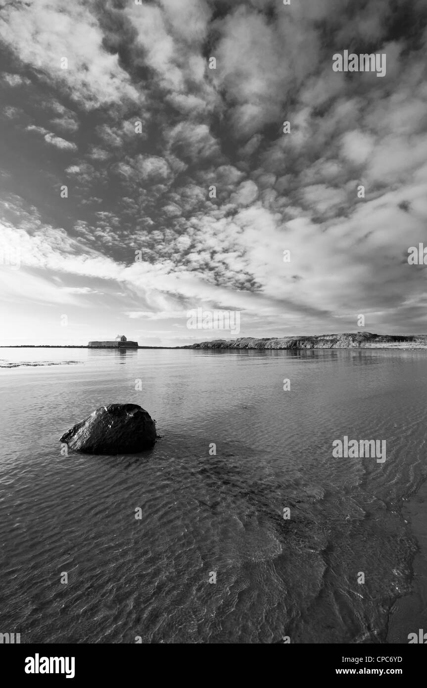 Porth Cwyfan Anglesey Foto Stock