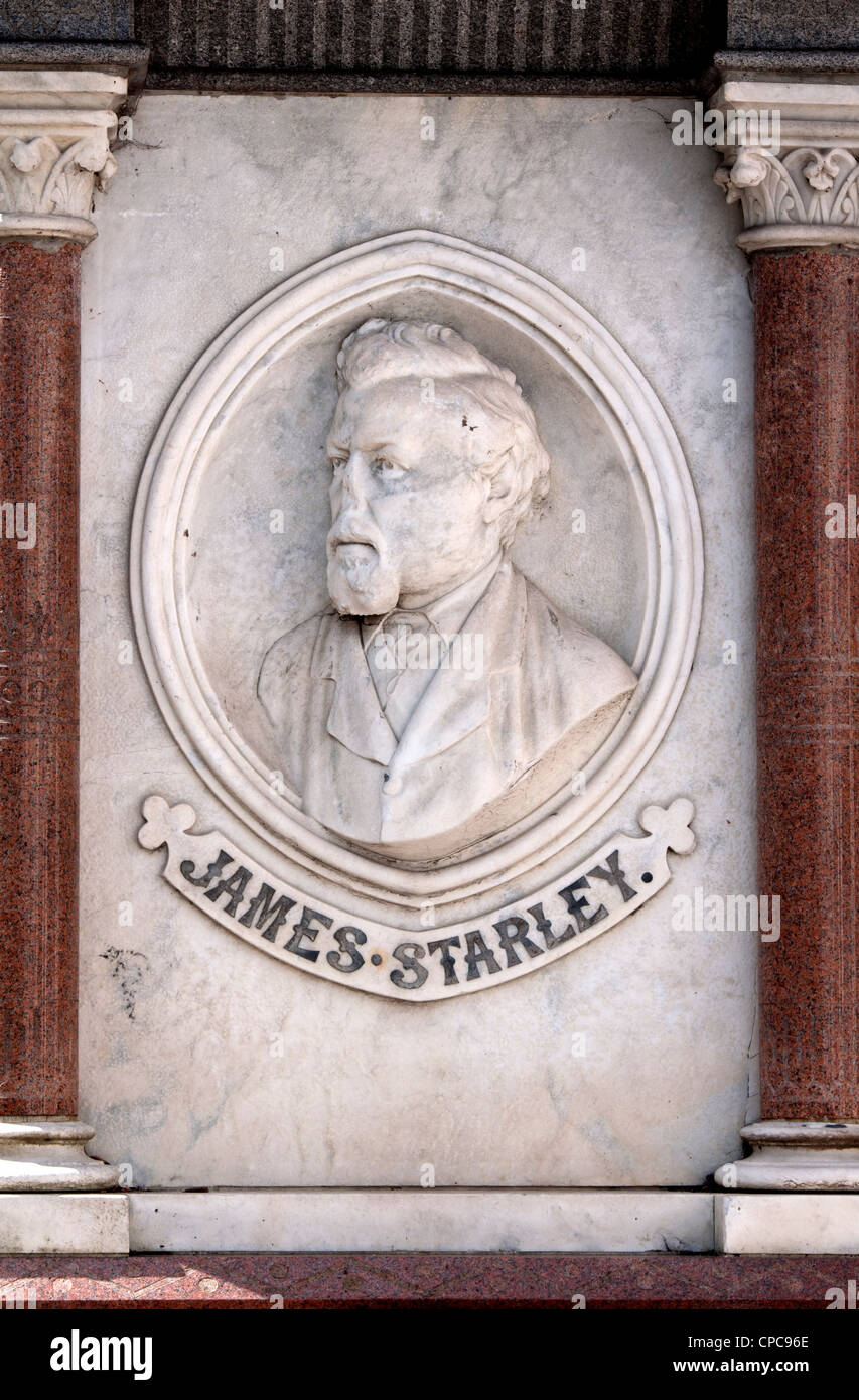 James Starley Memorial, Coventry, Regno Unito Foto Stock