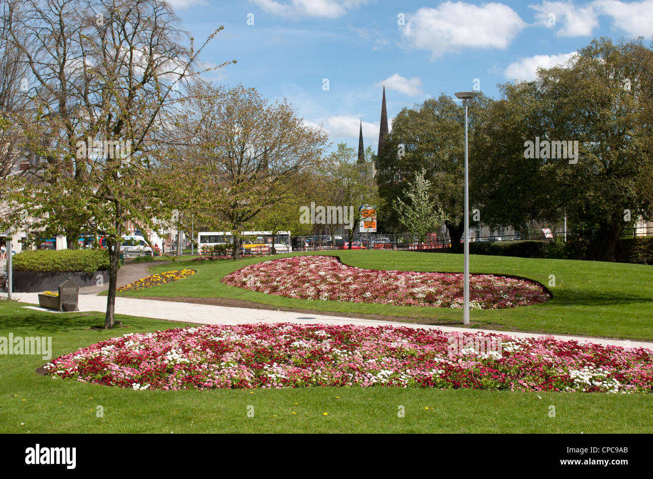 Greyfriars verde, Coventry, Regno Unito Foto Stock