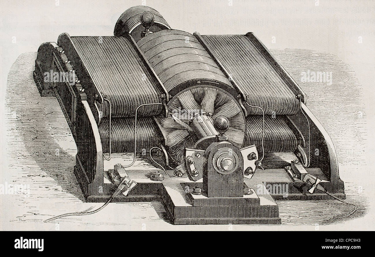 Siemens & Halske motore elettrico Foto Stock