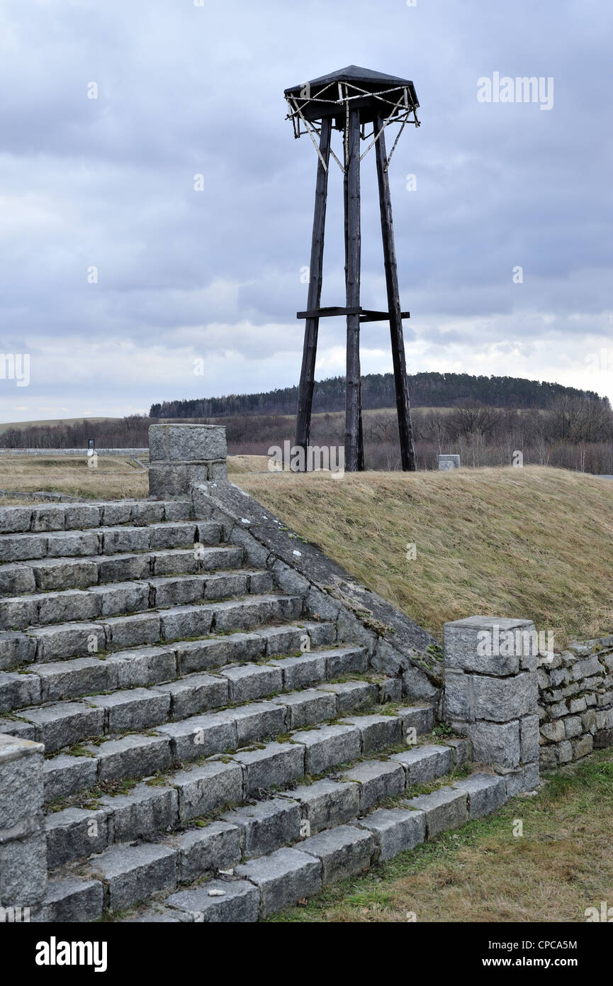 tedesco, campo di concentramento, Gross-Rosen, dolnoslaskie, polonia, campo di concentramento, Gross-Rosen vicino a Strzegom, Rogoznica, Foto Stock