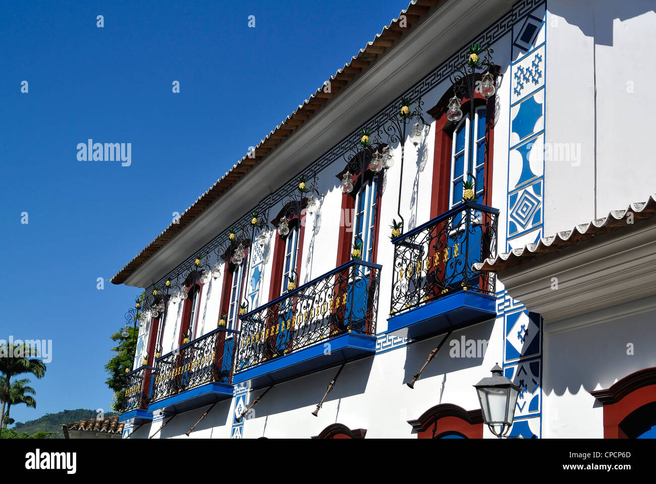 Paraty Brasile America del Sud i dettagli della casa Foto Stock