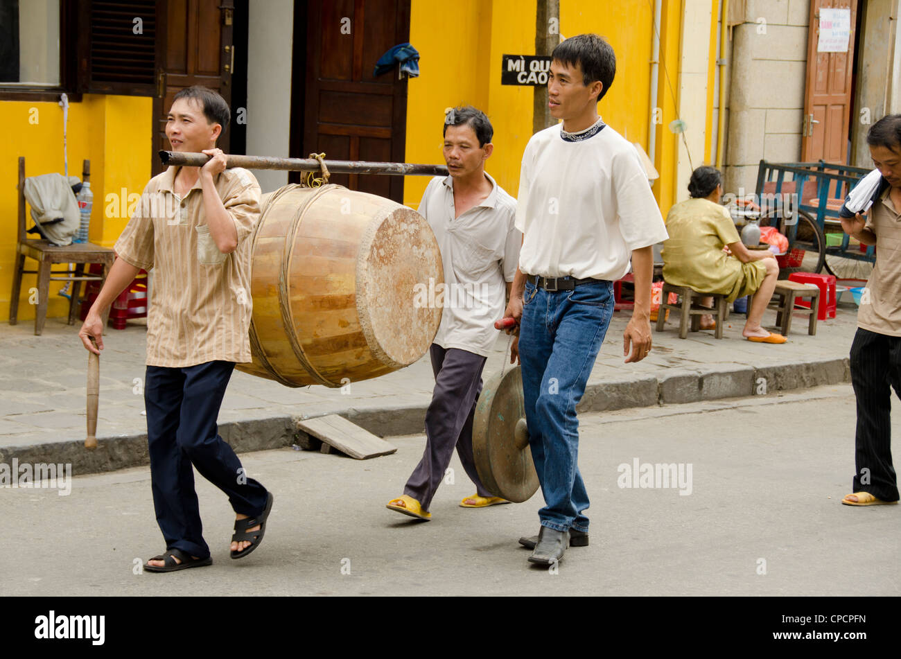 Il Vietnam, da nang. centro storico del XV secolo villaggio di Hoi An. Foto Stock