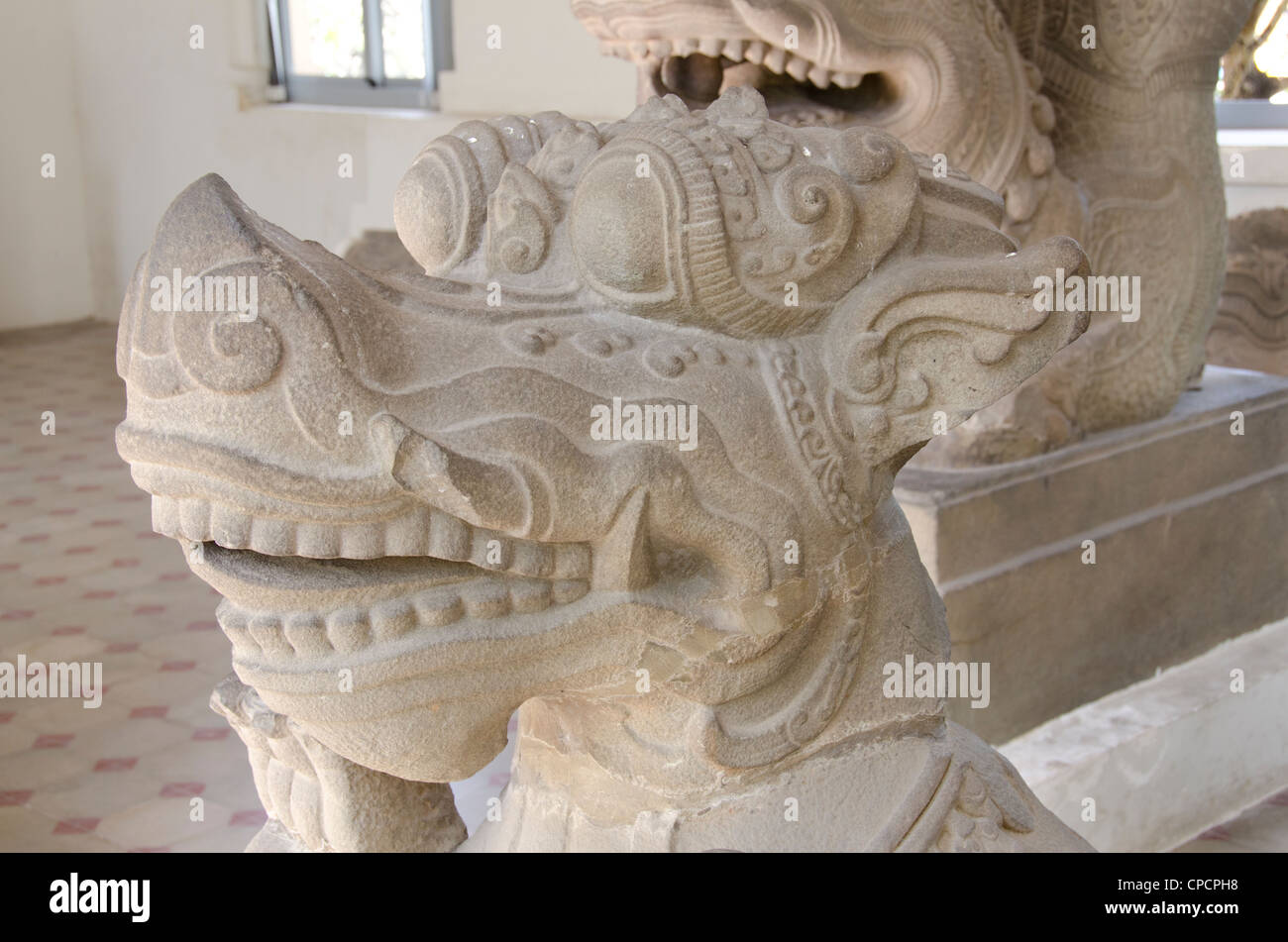 Il Vietnam, da nang. cham museum, la migliore collezione di cham arte culturale nel mondo. Foto Stock