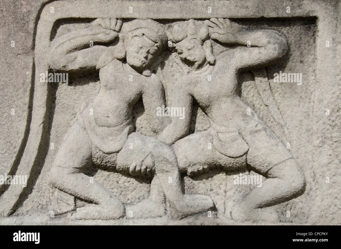 Il Vietnam, da nang. cham museum, la migliore collezione di cham arte culturale nel mondo. Foto Stock