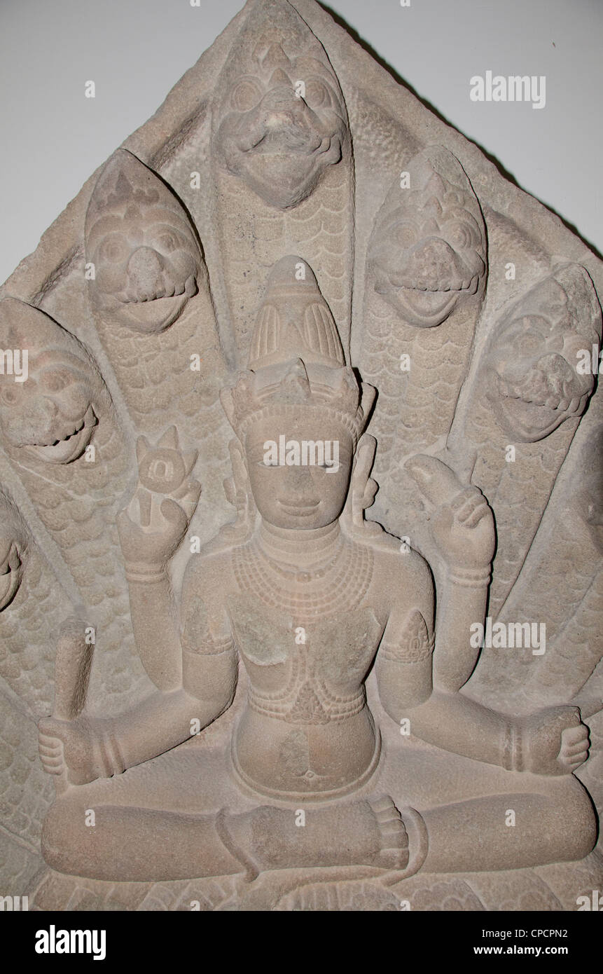 Il Vietnam, da nang. cham museum, la migliore collezione di cham arte culturale nel mondo. Foto Stock